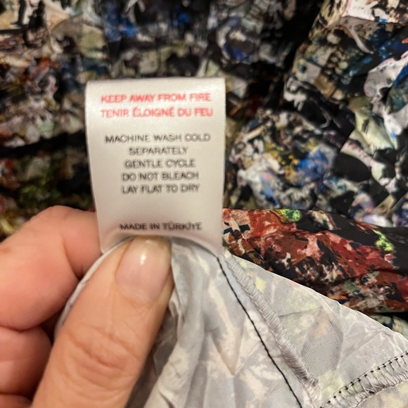 Multicolor Abstract Print Women's Dress - Picture 6 of 6